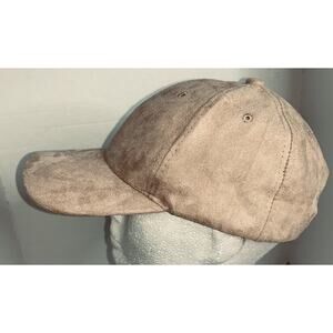 altar'd state Hat Cap Tan Pseudo Suede Look Fabric Very Soft Unisex Strap Back